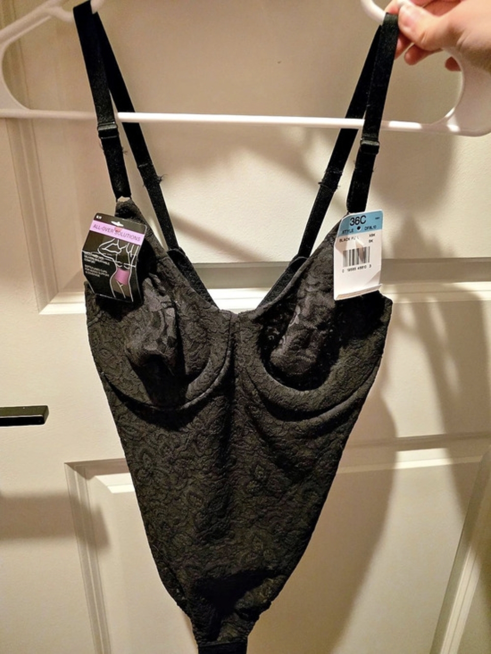 Maidenform All-Over Solutions Firm Control Body Briefer with Lace 36C
